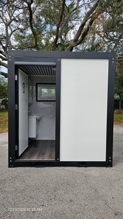 Large Shower Combo (square shower w/ curtain)