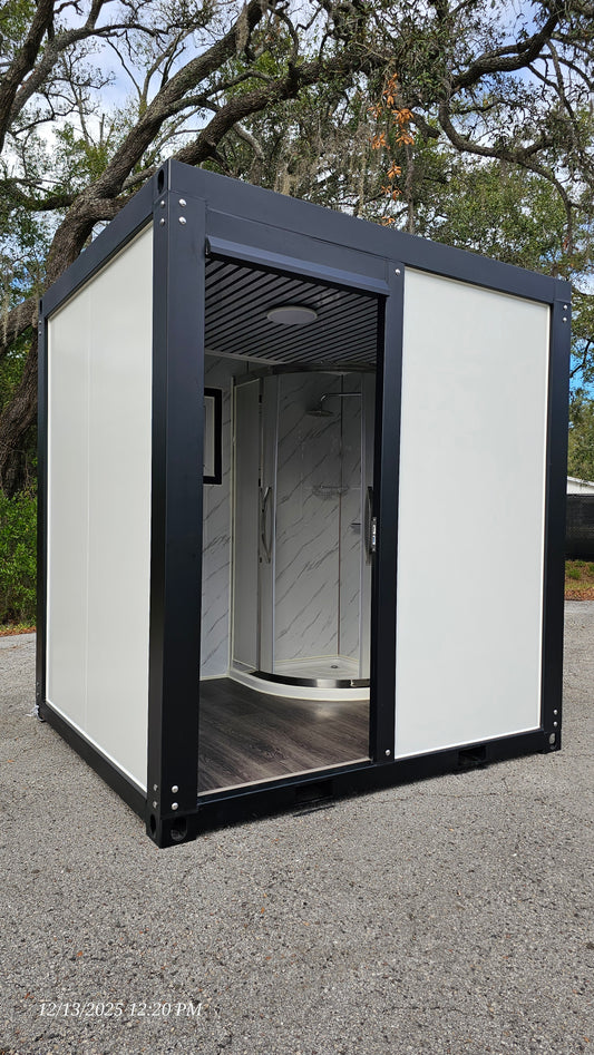 Large Shower Combo (round corner w/ doors)