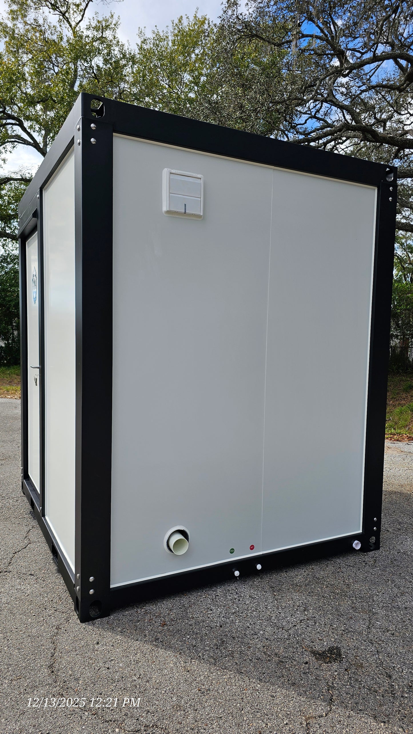 Large Shower Combo (square shower w/ curtain)