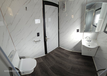 Large Shower Combo (square shower w/ curtain)