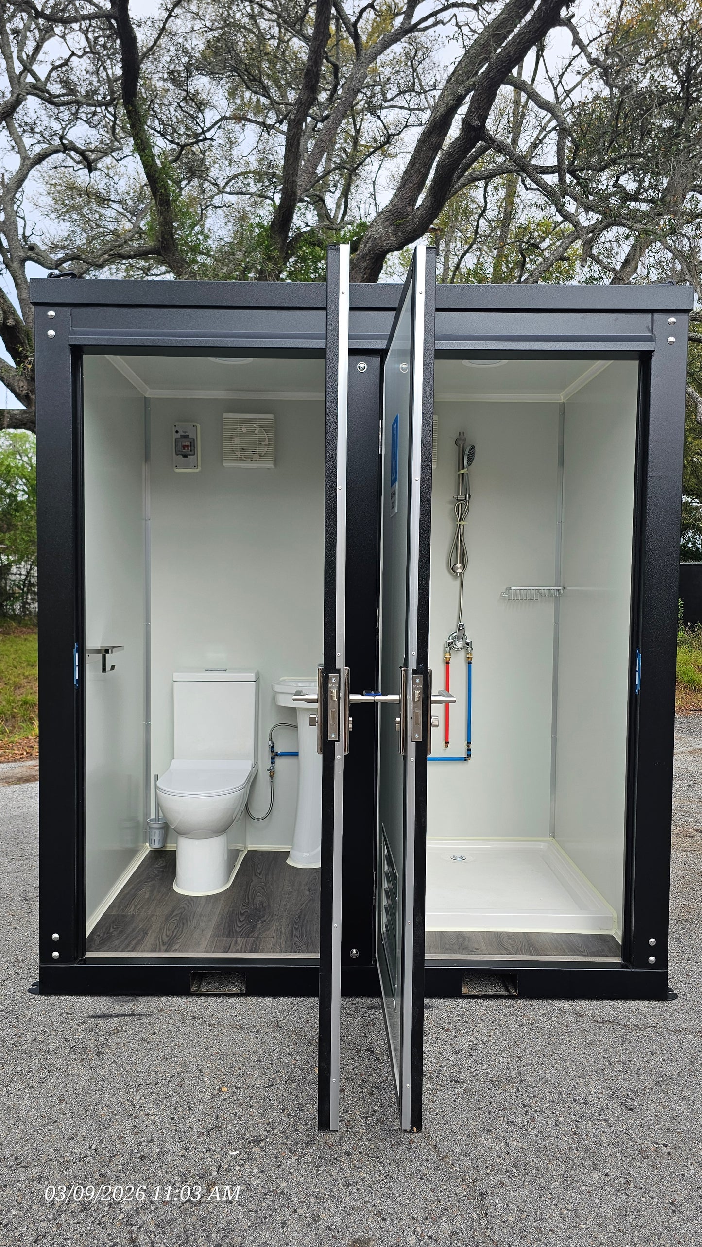Left Toilet Right Shower