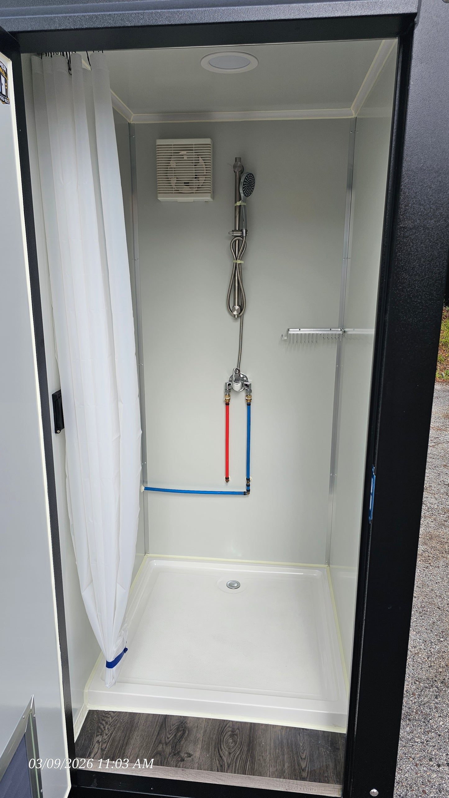 Left Toilet Right Shower