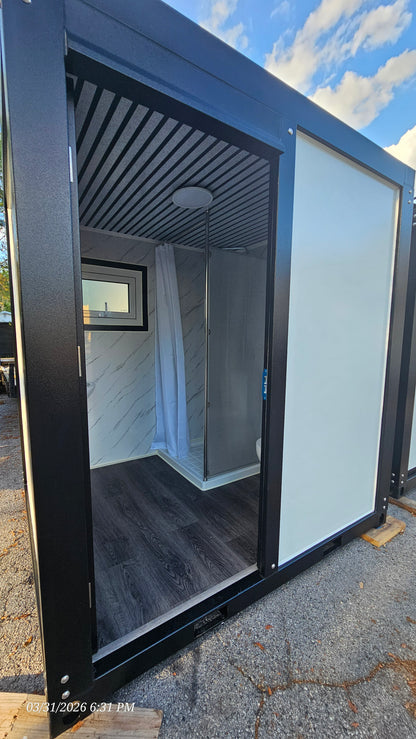 Large Shower Combo (square shower w/ curtain)
