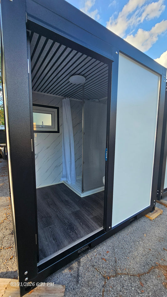 Large Shower Combo (square shower w/ curtain)