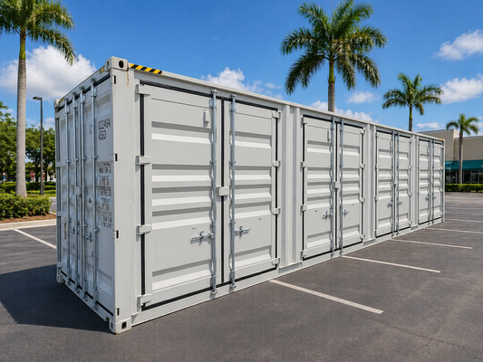 40ft HQ Shipping Sea Container Multi-Door 4 Full Side Access Storage